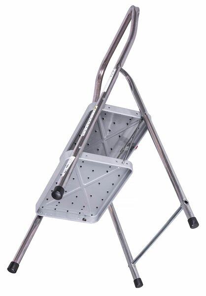 Krause Skládací schůdky Toppy XL stříbrné