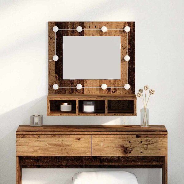 VidaXL Zrcadlová skříňka s LED 60 x 31,5 x 62 cm [873882] Barva: Bílá