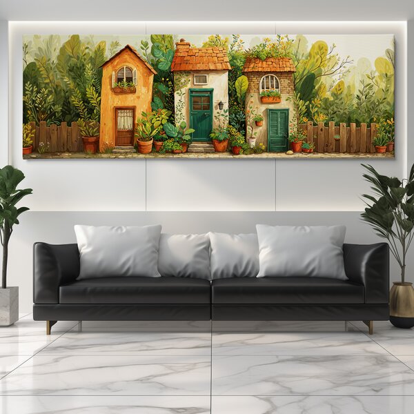 Obraz na plátně - V srdci zapomenutého času FeelHappy.cz Velikost obrazu (šířka x výška): 60 x 20 cm