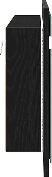 VidaXL LED koupelnová skříňka se zrcadlem 100 x 12 x 45 cm [875044] Barva: Bílá