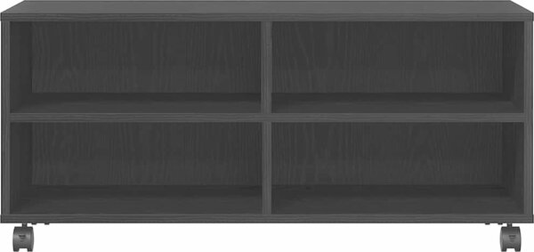 VidaXL TV skříňka na kolečkách 90x35x35cm kompozitní dřevo [861981] Barva: Bílá