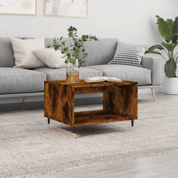 VidaXL Konferenční stolek 60 x 50 x 40 cm kompozitní dřevo [879608] Barva: dub sonoma