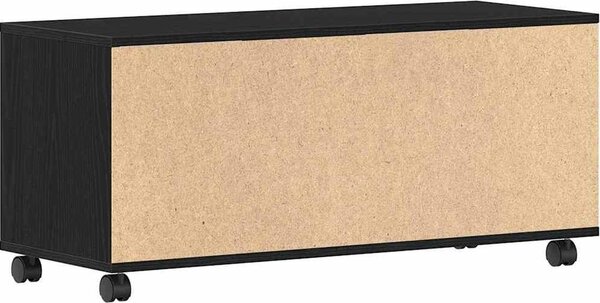 VidaXL TV skříňka na kolečkách 90x35x35cm kompozitní dřevo [861981] Barva: Bílá