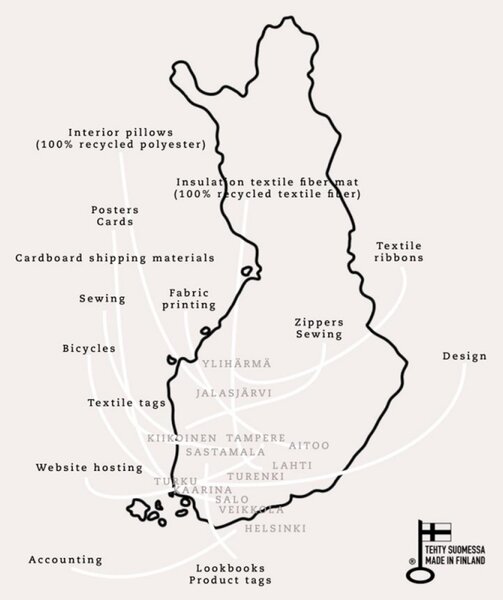 Konopný povlak na polštář Kaukana kotoa 40x60, béžovo-bílý