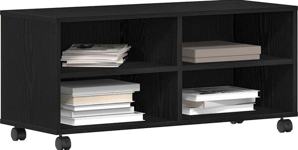 VidaXL TV skříňka na kolečkách 90x35x35cm kompozitní dřevo [861981] Barva: Bílá