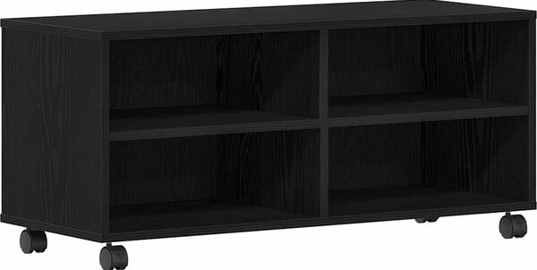 VidaXL TV skříňka na kolečkách 90x35x35cm kompozitní dřevo [861981] Barva: Bílá
