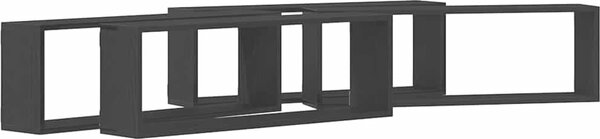 VidaXL Nástěnné obdélníkové police 4 ks 80 x 15 x 26,5 cm [862644] Barva: Bílá