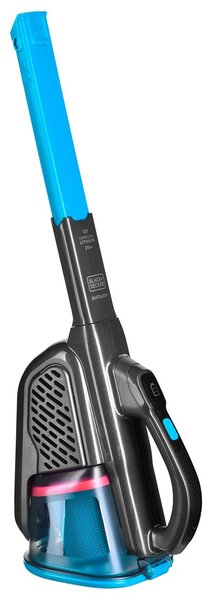 Black+Decker Black & Decker BHHV320J ruční vysavač Modrá, Titanová Bezsáčkové