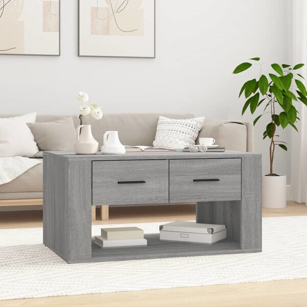 VidaXL Konferenční stolek 80 x 50 x 40 cm kompozitní dřevo [881131] Barva: kouřový dub