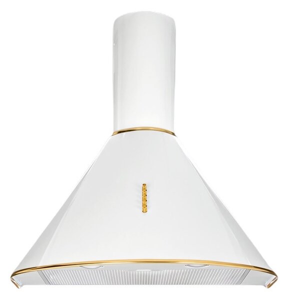Komínový odsavač par Akpo WK-4 Dandys GOLD 50 cm 450 m3/h, Bílá