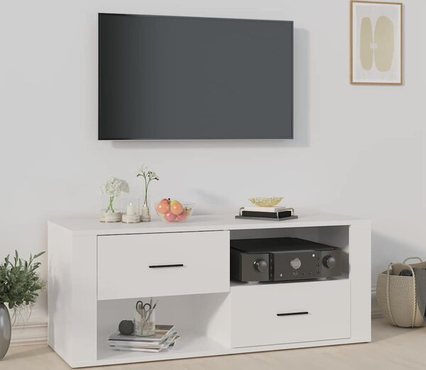 VidaXL TV skříňka 100 x 35 x 40 cm kompozitní dřevo [881014] Barva: hnědý dub