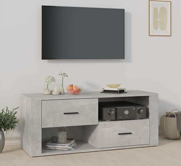 VidaXL TV skříňka 100 x 35 x 40 cm kompozitní dřevo [881014] Barva: hnědý dub