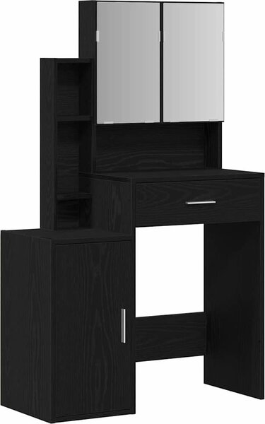 VidaXL Toaletní stolek se skříňkou 80 x 35 x 132 cm [868882] Barva: hnědý dub