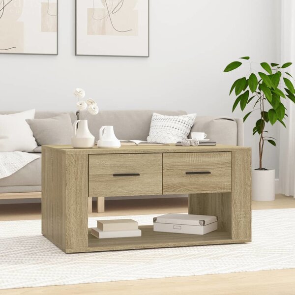 VidaXL Konferenční stolek 80 x 50 x 40 cm kompozitní dřevo [881131] Barva: kouřový dub