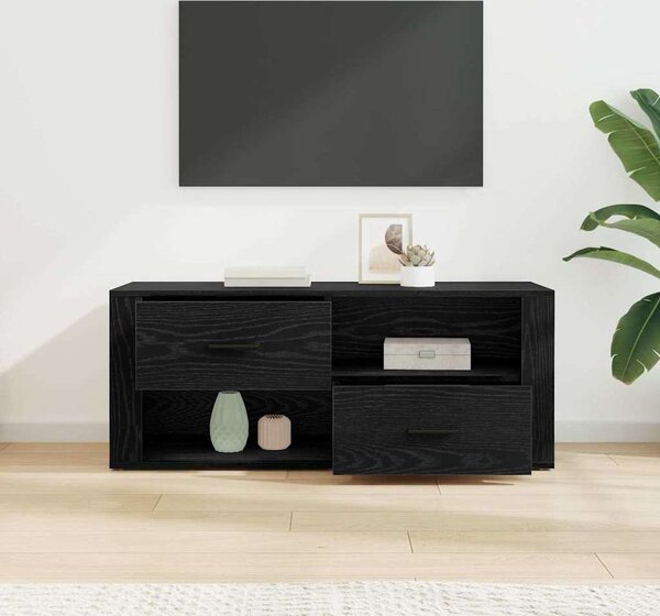 VidaXL TV skříňka 100 x 35 x 40 cm kompozitní dřevo [881014] Barva: hnědý dub