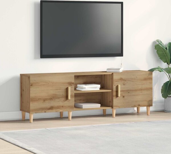 VidaXL TV skříňka 150 x 30 x 50 cm kompozitní dřevo [862797] Barva: Bílá