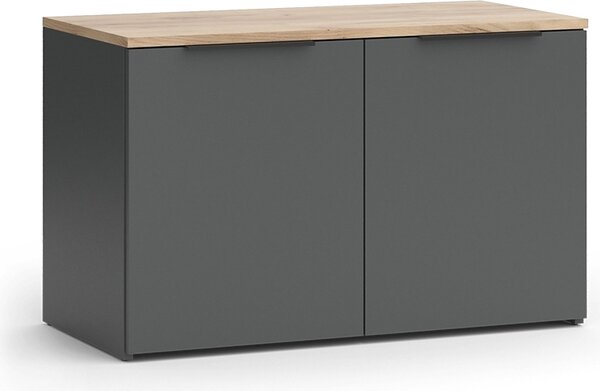 Příborník Vicco Wido Antracit 80 x 50 cm se 2 dveřmi, Model 47671