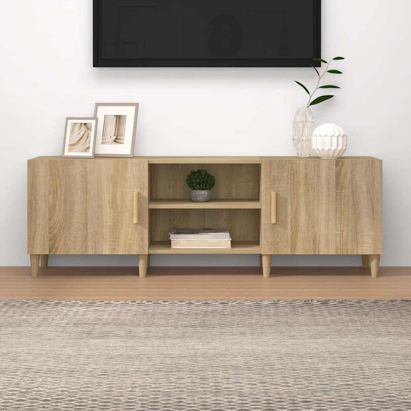 VidaXL TV skříňka 150 x 30 x 50 cm kompozitní dřevo [862797] Barva: Bílá