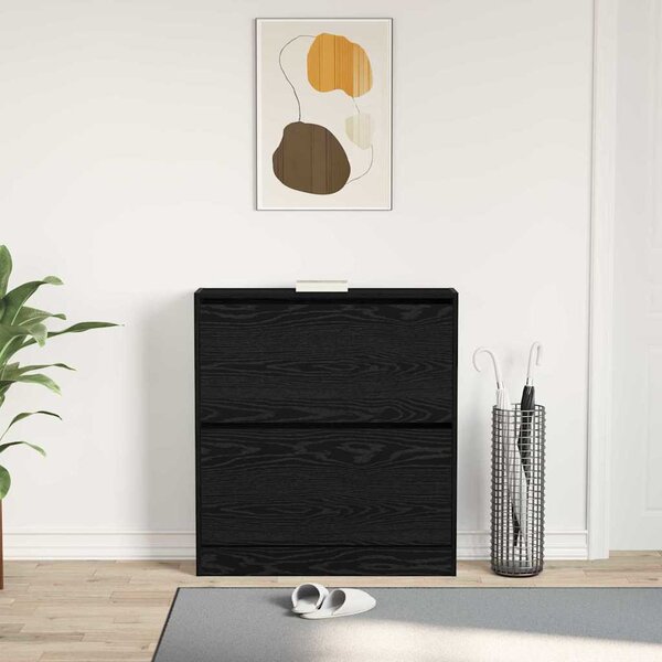 VidaXL Botník 80 x 21 x 87,5 cm kompozitní dřevo [862216] Barva: Betonová šedá