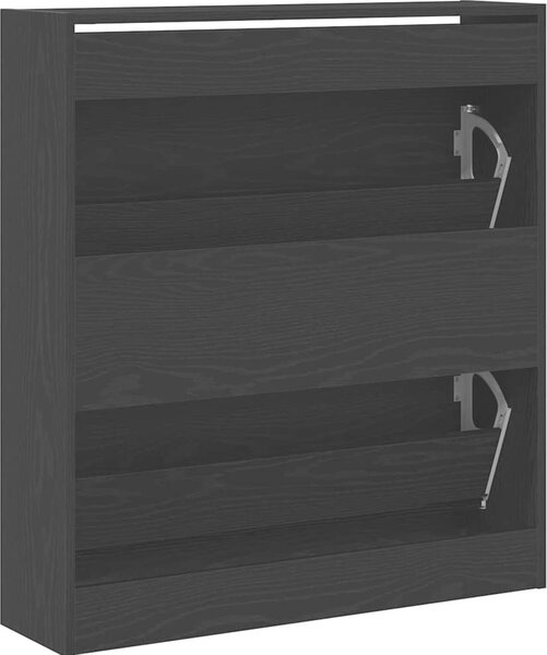 VidaXL Botník 80 x 21 x 87,5 cm kompozitní dřevo [862216] Barva: Betonová šedá