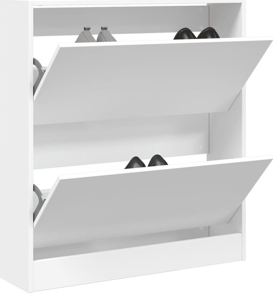 VidaXL Botník 80 x 21 x 87,5 cm kompozitní dřevo [862216] Barva: Betonová šedá