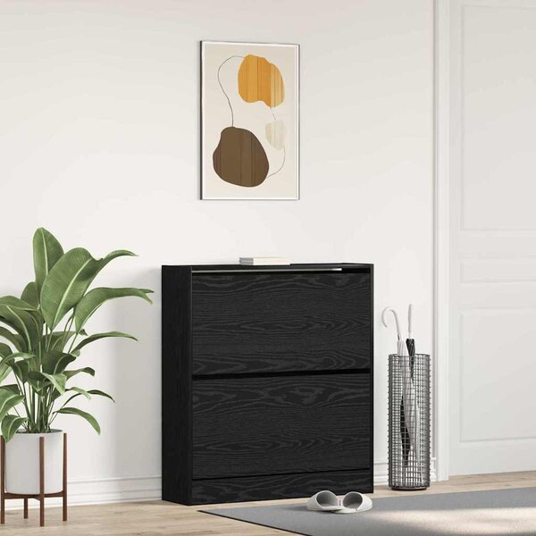 VidaXL Botník 80 x 21 x 87,5 cm kompozitní dřevo [862216] Barva: Betonová šedá