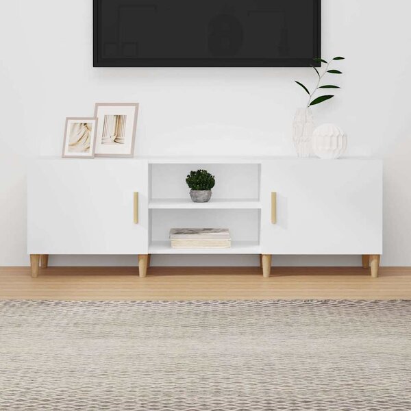 VidaXL TV skříňka 150 x 30 x 50 cm kompozitní dřevo [862797] Barva: Bílá