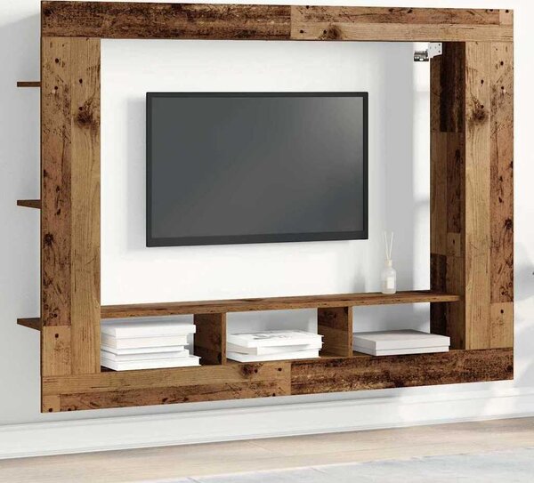 VidaXL TV skříňka 152 x 22 x 113 cm kompozitní dřevo [861997] Barva: kouřový dub