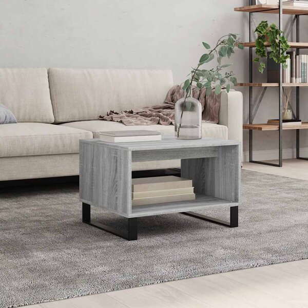 VidaXL Konferenční stolek 60 x 50 x 40 cm kompozitní dřevo [879614] Barva: dub sonoma