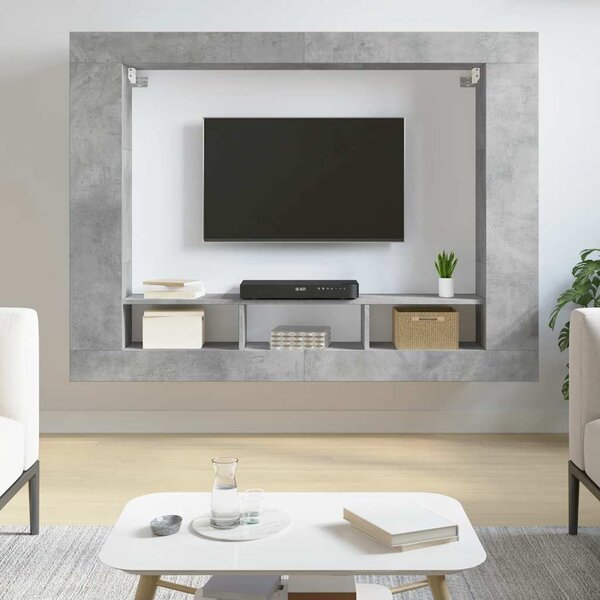 VidaXL TV skříňka 152 x 22 x 113 cm kompozitní dřevo [861997] Barva: kouřový dub