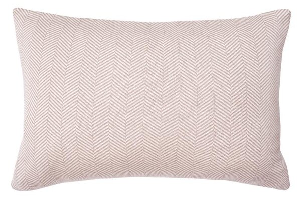 Pletený povlak DESIGN rybí kost smetanovobéžová 40 x 60 cm