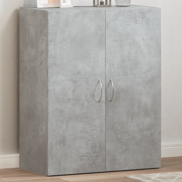 VidaXL Kartotéka 60 x 32 x 77,5 cm kompozitní dřevo [869122] Barva: Betonová šedá