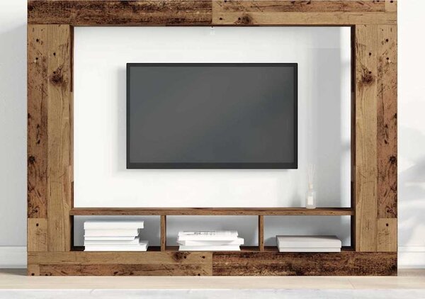 VidaXL TV skříňka 152 x 22 x 113 cm kompozitní dřevo [861997] Barva: kouřový dub