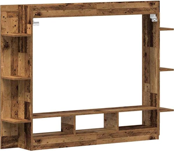 VidaXL TV skříňka 152 x 22 x 113 cm kompozitní dřevo [861997] Barva: kouřový dub