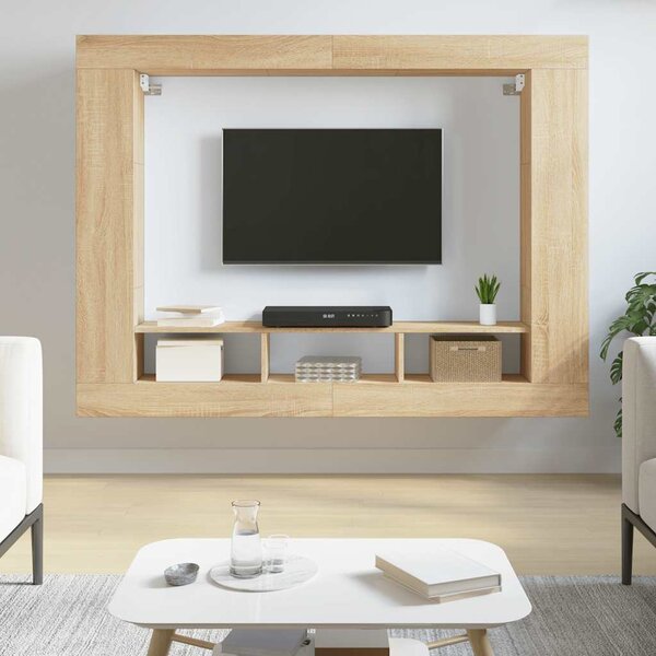 VidaXL TV skříňka 152 x 22 x 113 cm kompozitní dřevo [861997] Barva: kouřový dub
