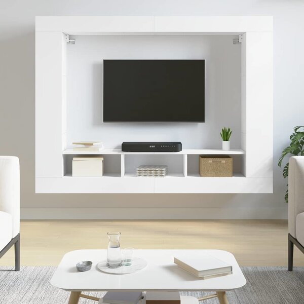 VidaXL TV skříňka 152 x 22 x 113 cm kompozitní dřevo [861997] Barva: kouřový dub
