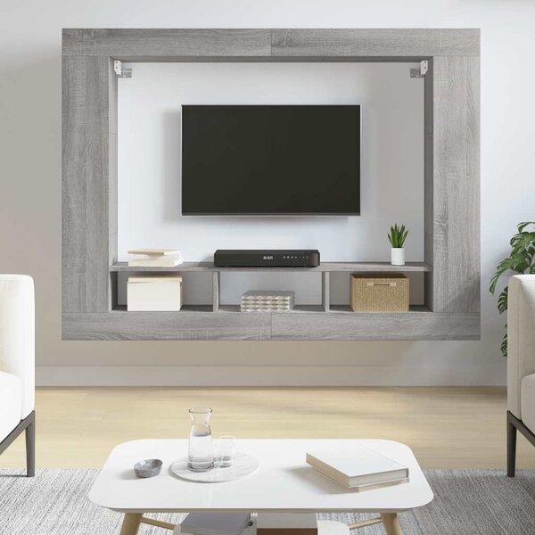 VidaXL TV skříňka 152 x 22 x 113 cm kompozitní dřevo [861997] Barva: kouřový dub