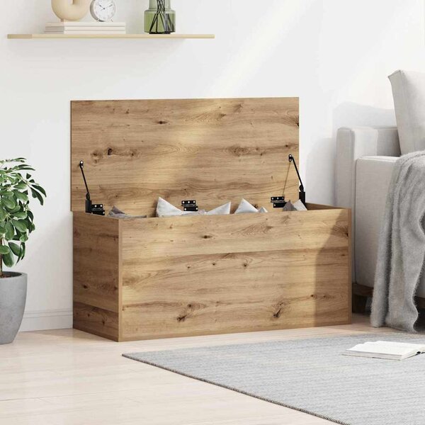 VidaXL Úložný box 100 x 42 x 46 cm kompozitní dřevo [862293] Barva: dub sonoma