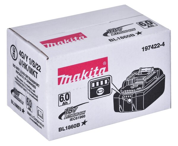 Akumulátor pro elektrické nářadí Makita BL1860B 18V