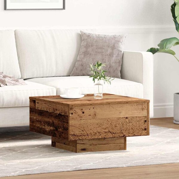 VidaXL Konferenční stolek 55 x 55 x 31 cm kompozitní dřevo [862991] Barva: dub sonoma