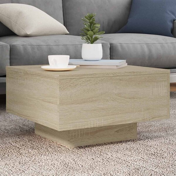 VidaXL Konferenční stolek 55 x 55 x 31 cm kompozitní dřevo [862991] Barva: dub sonoma
