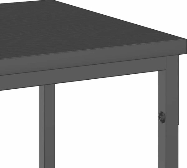 VidaXL Konzolový stolek 200 x 30 x 75 cm kompozit a železo [863447] Barva: kouřový dub