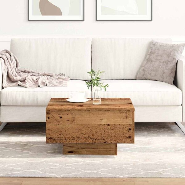VidaXL Konferenční stolek 55 x 55 x 31 cm kompozitní dřevo [862991] Barva: dub sonoma