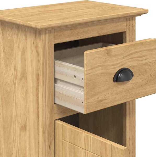 VidaXL Koupelnová skříňka "BODO" 44x30x90 cm [42023473] Barva: Bílo-hnědá