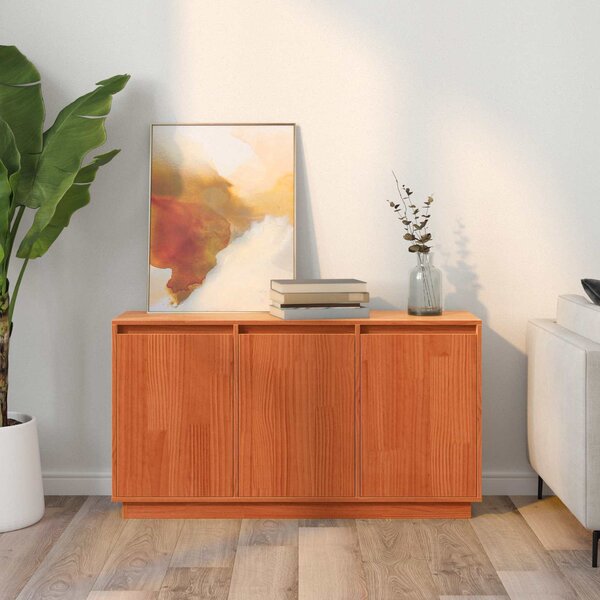 VidaXL Příborník 111 x 34 x 60 cm masivní borové dřevo [869880] Barva: Bílá