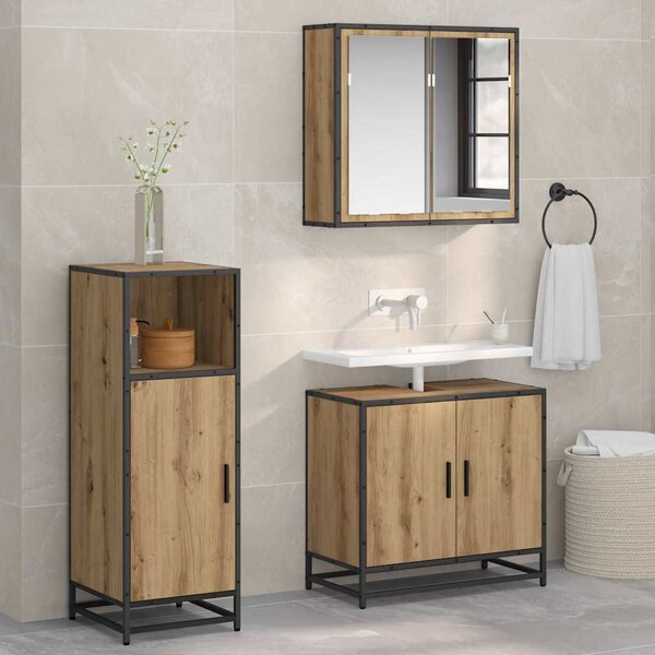 VidaXL Sada koupelnového nábytku 35 x 37,5 x 100 cm [883593] Barva: dub sonoma