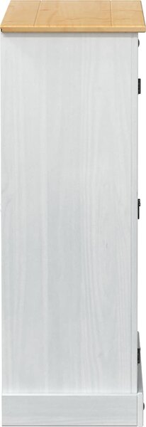 VidaXL Skříň na obuv 86 x 38,5 x 108 cm Masivní borové dřevo [42024951] Barva: Medový vosk