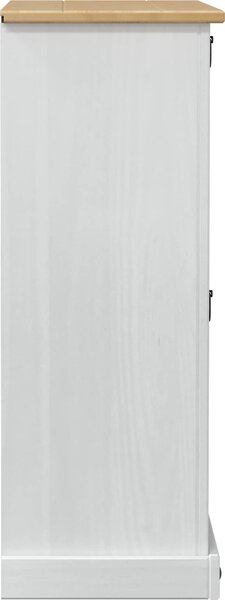 VidaXL Skříň na obuv Corona 99 x 32 x 85 cm Masivní borové dřevo [42024953] Barva: Medový vosk