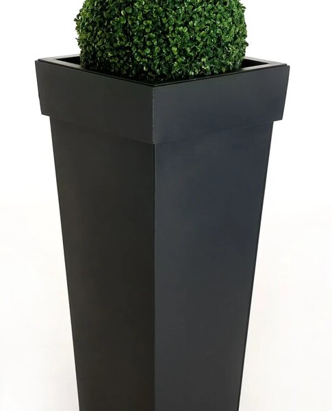 Vivanno květináč MEGA, pozink, výška 70 cm, antracit vč. zavlažovacího systému