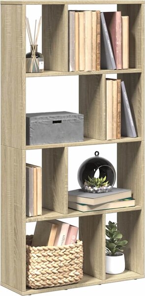 VidaXL Knihovna 60 x 20 x 120,5 cm kompozitní dřevo [869254] Barva: Bílá